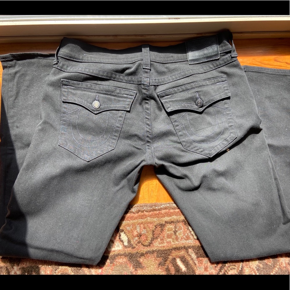 Men’s True Religion Jeans-Black-Geno Relaxed Slim